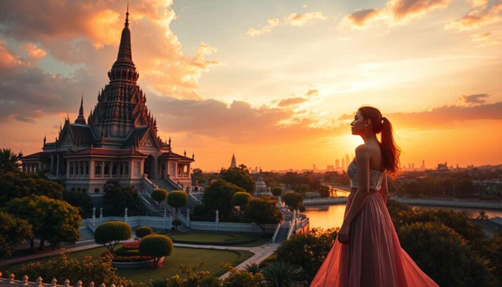 Foto Febby Rastanty di Thailand