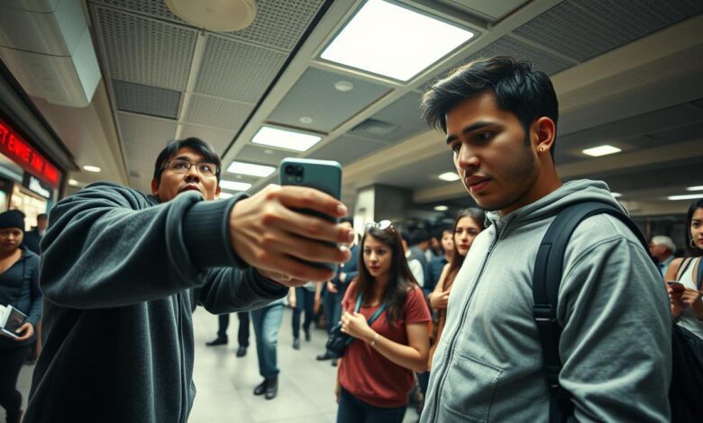 Rekaman Viral: Pria Curi HP dalam Hitungan Detik